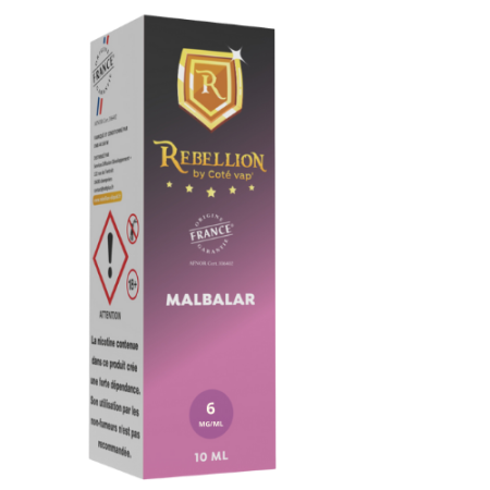 Rebellion eliquide -Malbalar 10 ml - Origine France Garantie Rebellion eliquide -Malbalar 10 ml - Origine France Garantie